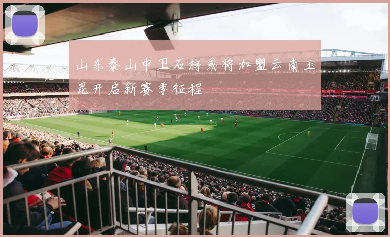 山东泰山中卫石柯或将加盟云南玉昆开启新赛季征程